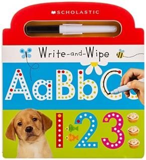 Write and Wipe ABC 123 Scholastic Early Learners
