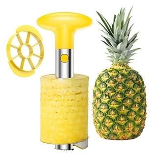 SameTech Easy Kitchen Tool Stainless Steel Fruit Pineapple Peeler Corer Slicer C