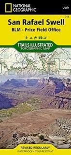 National Geographic Trails Illustrated Map San Rafael Swell BLM - Price Field Of