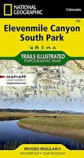 National Geographic Elevenmile Canyon South Park Map National Geographic Trails 