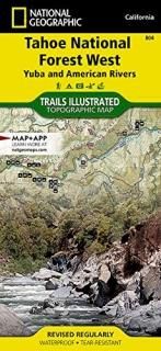 National Geographic Trails Illustrated Map Tahoe National Forest Yuba & American