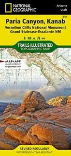 National Geographic Trails Illustrated Map Paria Canyon Kanab - Arizona Utah Ver