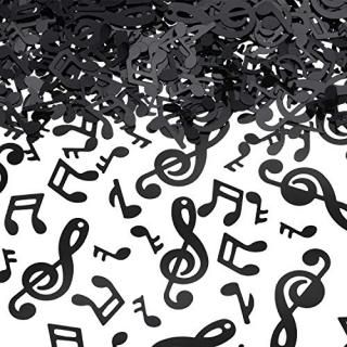 Music Confetti Music Note Cutouts Black Musical Confetti Notes for Music Party R