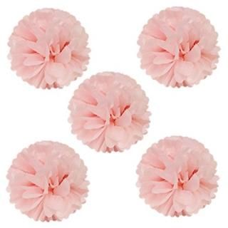 Light Pink - Wrapables Tissue Pom Poms Party Decorations for Weddings Birthday P