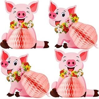 Luau Pig Centerpiece Party Decoration Luau Centerpiece Hawaiian Tropical Party D