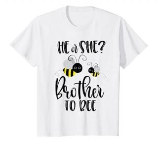 Kids Brother Shirt What Will It Bee Gender Reveal He or She Tee