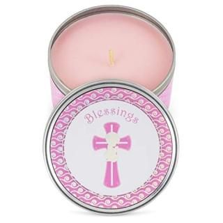 Majestic Zen's Baptism Favor Candles - 6-Pack First Communion Candle Religious B