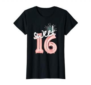 Womens Sweet 16 Outfit I Party Balloon Decoration Design T-Shirt