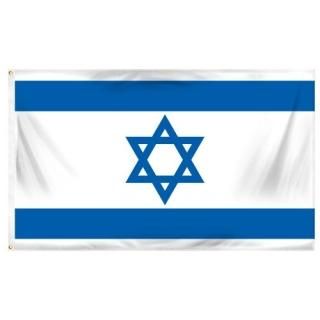 Online Stores Israel Printed Polyester Flag 3 by 5-Feet