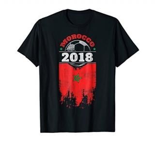 Morocco 2018 Soccer T-Shirt Moroccan Flag Shirt Fan Gift