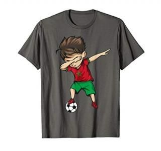 Dabbing Soccer Boy Morocco Jersey Shirt - Moroccan Football