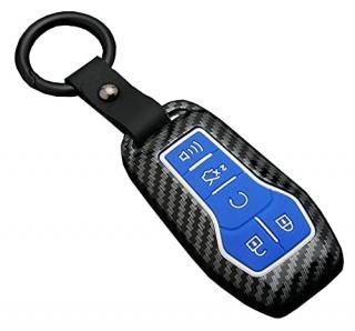 Key Fob Cover Case for Ford Fusion F-150 Edge Explorer Mustang Lincoln MKZ MKC 5