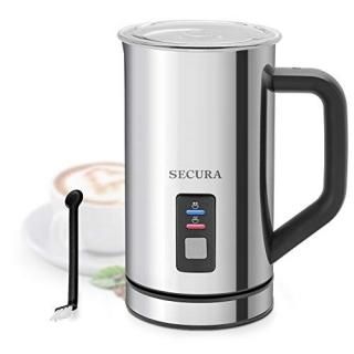 Secura Milk Frother Electric Milk Steamer Stainless Steel 16.9oz/500ml Automatic