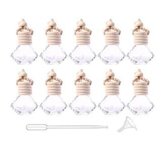 10 Pcs Car Air Freshener Perfume Bottle Aromatherapy Fragrance Essential Oil Dif