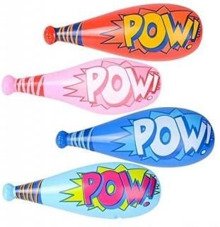 Rhode Island Novelty 20 Inch POW Bat Inflates One Dozen per Order