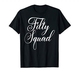 Fifty Squad 50th Birthday Gifts Happy B-Day Family Party T-Shirt