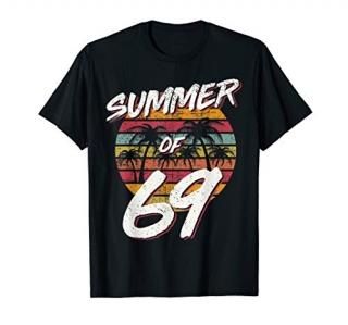 50th Birthday T Shirt Summer of 69 Gift Mom Daddy