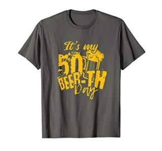 It's My Beer-th Day Funny 50th Birthday Beer Gift T-Shirt