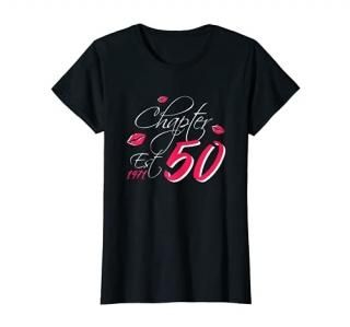 Womens Chapter 50 Est 1971 Women's 50th Birthday Beautiful Design T-Shirt