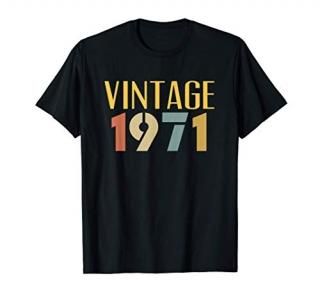 Vintage 1971 Cool 50 Year Old 50th Birthday Gift Men Women T-Shirt