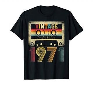 Vintage 1971 50th Birthday Gift 50 Years Old Limited Edition T-Shirt