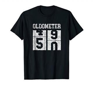 Funny Oldometer 50 years Shirt 50th Birthday Gift Men Women