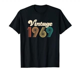 50th Birthday Gift - Vintage 1969 T-Shirt Classic Women Men