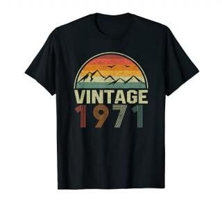 Classic 50th Birthday Gift Idea Vintage 1971 T-Shirt