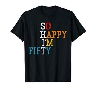 Vintage Retro 50th Birthday Gift Funny 50 Years Old T-Shirt