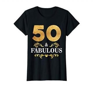 Womens 50th birthday sweet gift women  Fabulous since 1970 T-Shirt