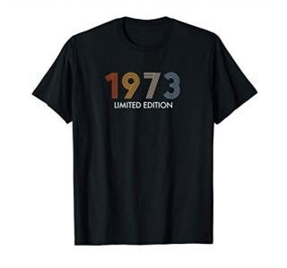 Retro 48 Years Vintage 1973 Limited Edition 48th Birthday T-Shirt