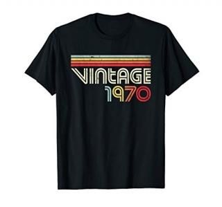 Retro 1970 50th Birthday Gift Classic 50 Years Old Vintage T-Shirt