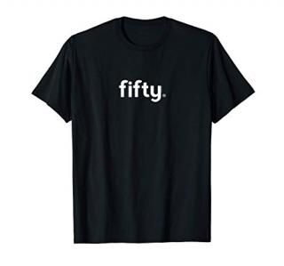 50th Birthday Gift Ideas for Him Men  Fifty Design Party T-Shirt