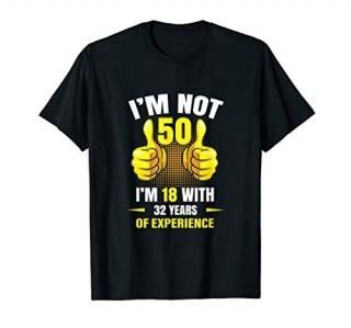 50th Birthday Gift Funny Man Woman 50 Years Party T-Shirt