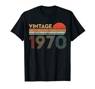 50 Year Old Birthday Gift Vintage Classic Born In 1970 Gifts T-Shirt