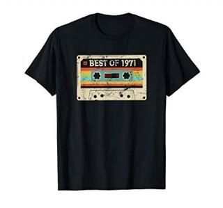 Best of 1971 Funny Vintage 50th Birthday Gift for Men Women T-Shirt