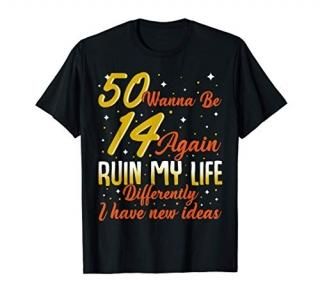 Funny 50th birthday gift shirt 1971 man woman T-Shirt