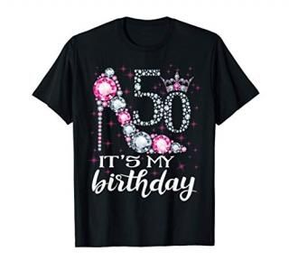 50 It's My Birthday 1970 50Th Birthday Gift Tee For Womens T-Shirt