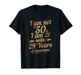 50th Birthday Woman 50 Year Old Gift T-Shirt