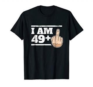 Milestone 50th Birthday - Gag Bday Joke Gift Idea 49+1