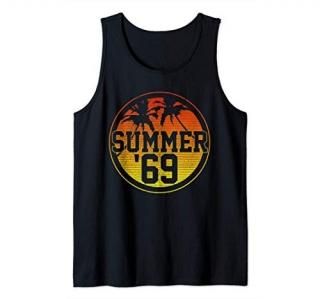 Summer of 69 - 50th Birthday Gift 1969 Vintage Retro Tank Top