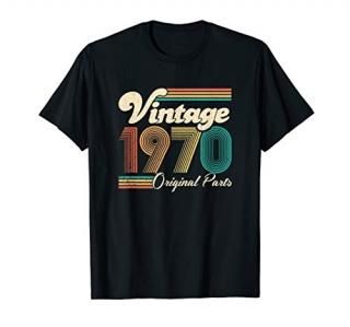 50th Birthday Gift - Vintage 1970 - Retro Bday 50 Years Old T-Shirt