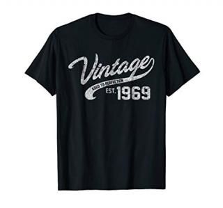 Vintage Made In 1969 T-Shirt 49th Birthday Gift