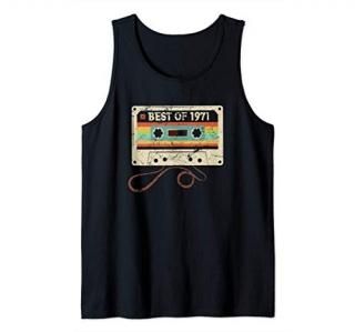 Best of 1971 Cool Vintage 50th Birthday Gift for Men Women Tank Top
