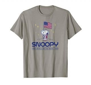 Peanuts Snoopy First Beagle on the Moon T-Shirt