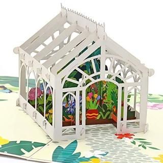 Liif Mother's Day Greenhouse 3D Greeting Pop Up Card For All Occasions Valentine