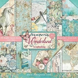 Stamperia SBBL38 30cm x 30cm Scrapbooking Pad - 10 Double-sided Sheets