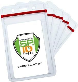 Heavy DutyľResealableӥˡ뽾ȰޤϳIDХåۥfor??Clear Water Resistant withåZip