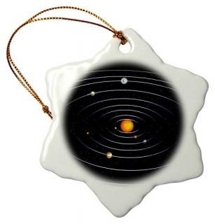 3drose Simone GatterweǥSFڡ??Our Solar System with All the Planets??Ornamen