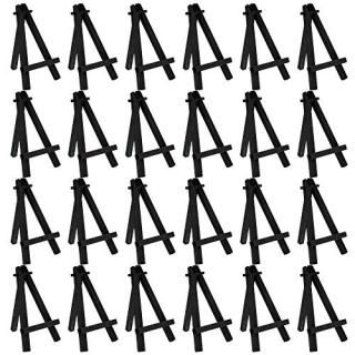 US Art Supply 5 inch Mini Wood Display Easel Black by US Art Supply